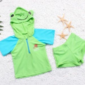 Sunny Sunday frog bathing suit